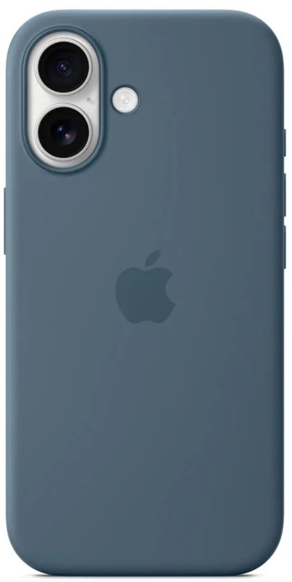 Siliconen hoesje iPhone 17 - MagSafe - Ankerblauw