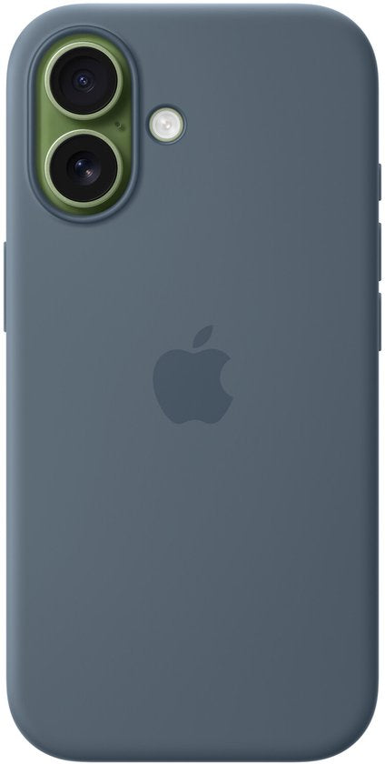 Siliconen hoesje iPhone 17 - MagSafe - Ankerblauw