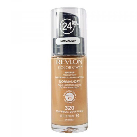 Revlon ColorStay foundation - met pomp voor normale/droge huid - 320 True Beige