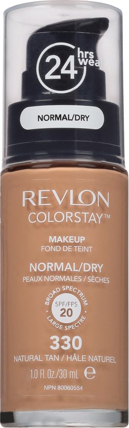 Revlon Colorstay foundation - with pump dry skin - 330 Natural Tan