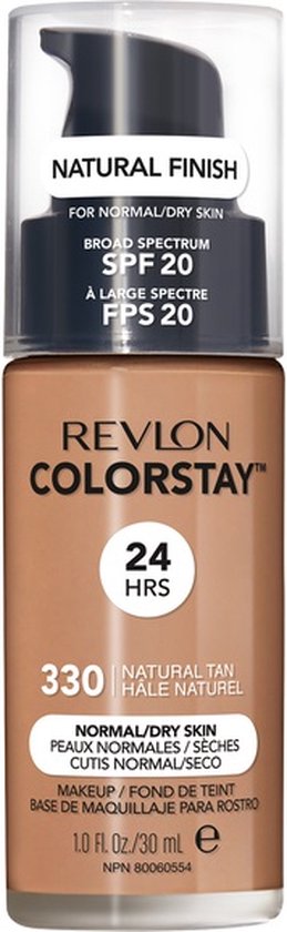 Revlon Colorstay foundation - with pump dry skin - 330 Natural Tan
