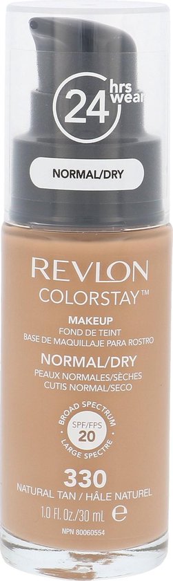 Revlon Colorstay foundation - with pump dry skin - 330 Natural Tan