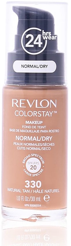 Revlon Colorstay foundation - with pump dry skin - 330 Natural Tan