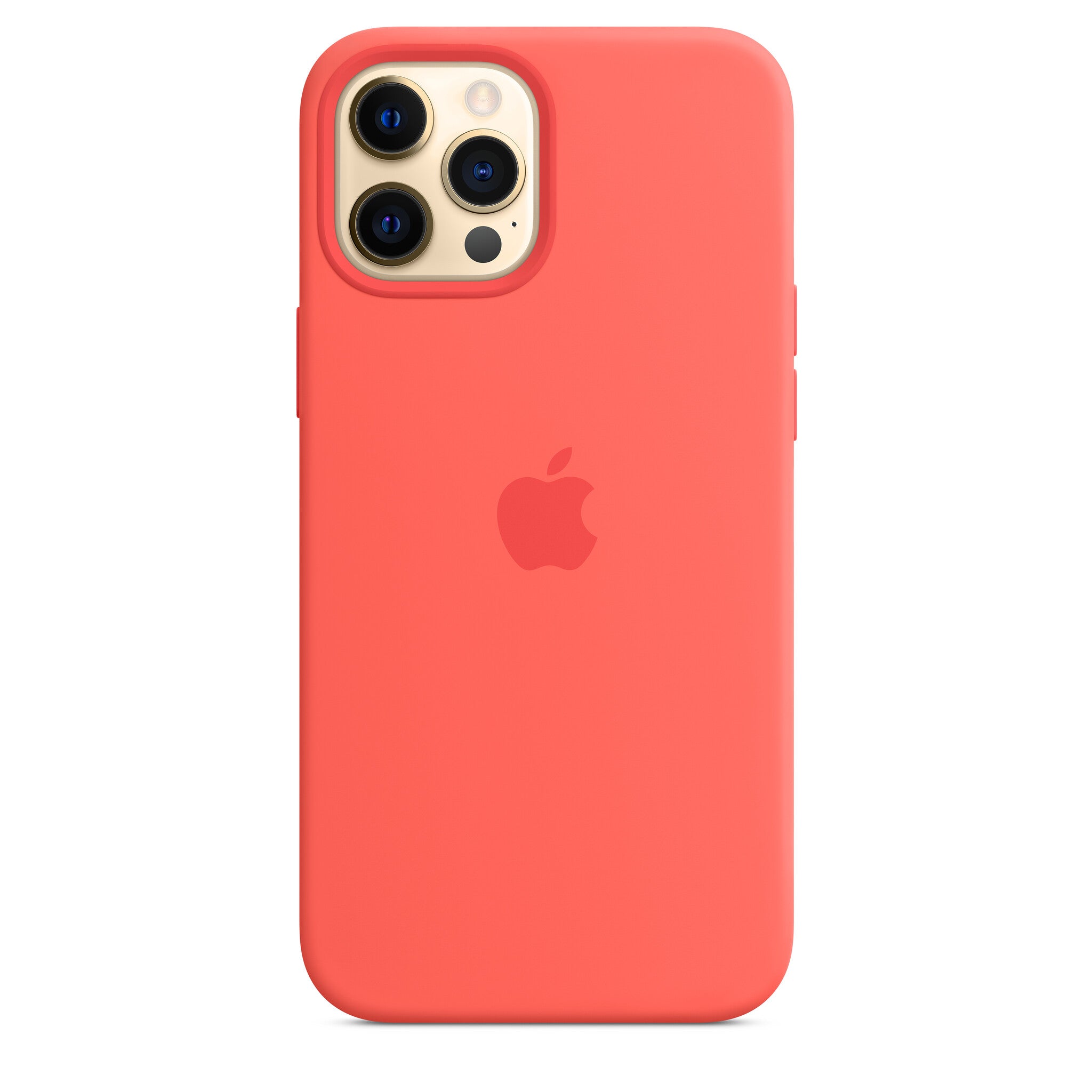 Apple iPhone 12 Pro Max Silicone Case met MagSafe - Roze Citrus