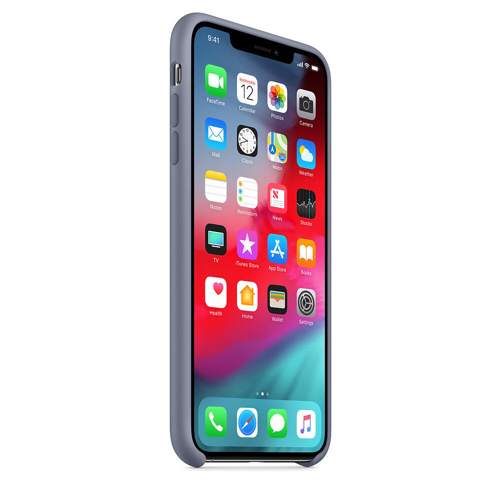 Apple iPhone Xs Max Silicone Case - Lavendelgrijs