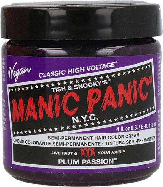 Manic Panic haarverf - semi-permanent Classic - Plum Passion - Paars