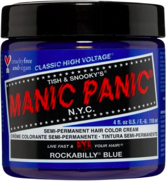 Manic Panic haarverf - semi-permanent - Classic - Rockabilly Blue
