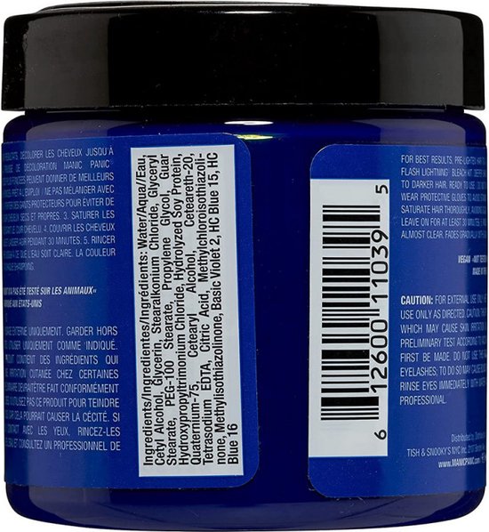 Manic Panic haarverf - semi-permanent - Classic - Rockabilly Blue