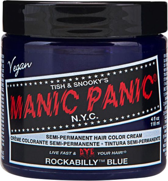 Manic Panic haarverf - semi-permanent - Classic - Rockabilly Blue