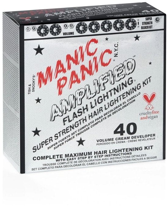 Manic Panic Flashlightning haarbleekmiddel kit - 40 volume