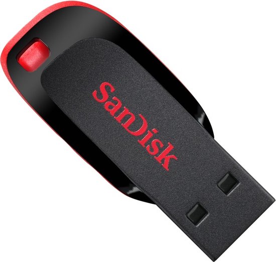 Sandisk Cruzer Blade USB stick - 16GB USB 2.0 - Zwart