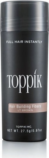 Toppik Hair Building Fibers haarverdikker - 27,5 gram - Lichtbruin