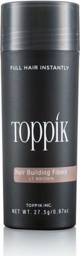 Toppik Hair Building Fibers haarverdikker - 27,5 gram - Lichtbruin