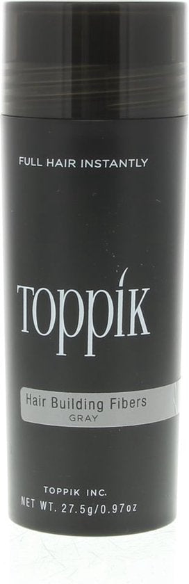 Toppik Hair Building Fibers hair thickener - 27.5 grams - Grey