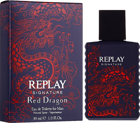Replay Signature Red Dragon eau de toilette - mannen - 50 ml