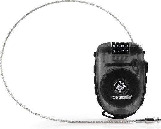 Pacsafe Retractasafe 250 kabelslot - anti-diefstal 4-cijferig - Bruin