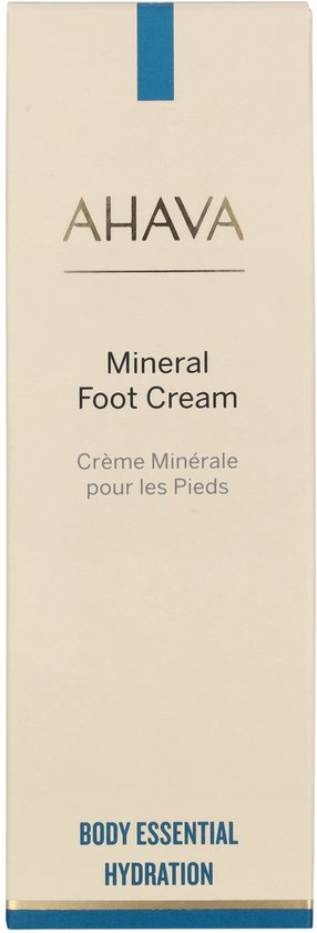 AHAVA mineraal voetcrème - hydraterend & voedend voor droge voeten - vegan - 100 ml