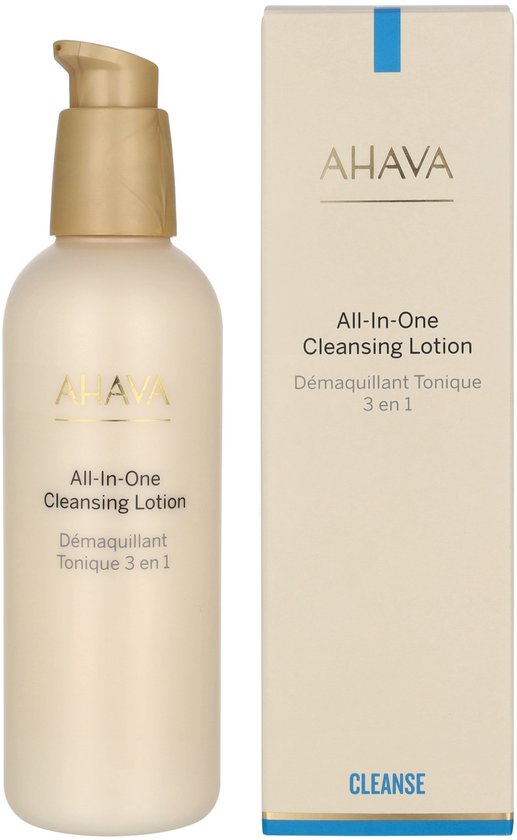 AHAVA reinigende lotion - verwijdert make-up en oogmake-up - vegan - alcohol- en parabenenvrij - 250 ml