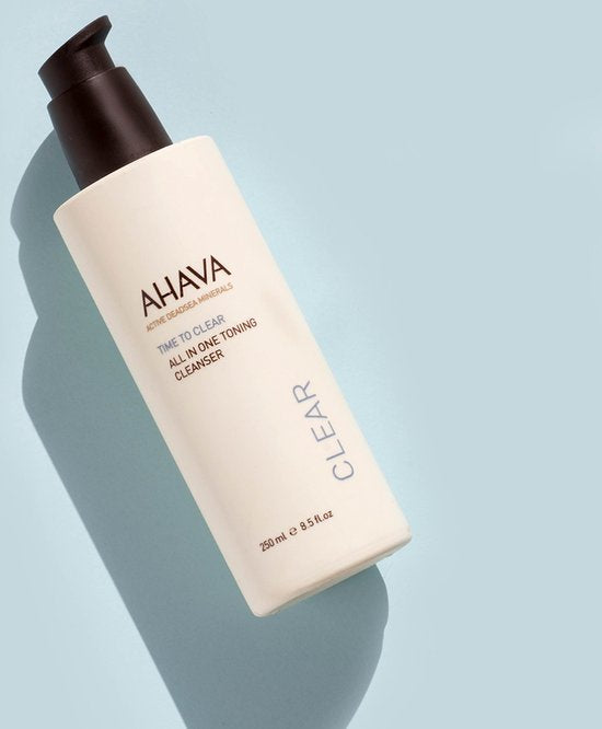 AHAVA reinigende lotion - verwijdert make-up en oogmake-up - vegan - alcohol- en parabenenvrij - 250 ml
