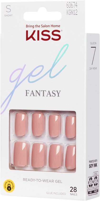 Kiss Gel Fantasy kunstnagels - Ribbons - set van 28