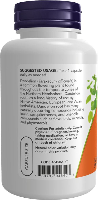 Paardenbloemwortel capsules - 500 mg - 100 v-caps