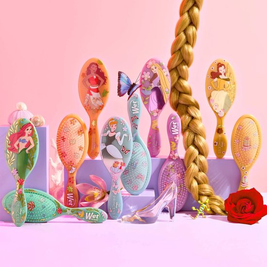 Wet Brush x Disney Princess haarborstel - Original Detangler Rapunzel - anti-klit met IntelliFlex borstelharen - nat & droog haar