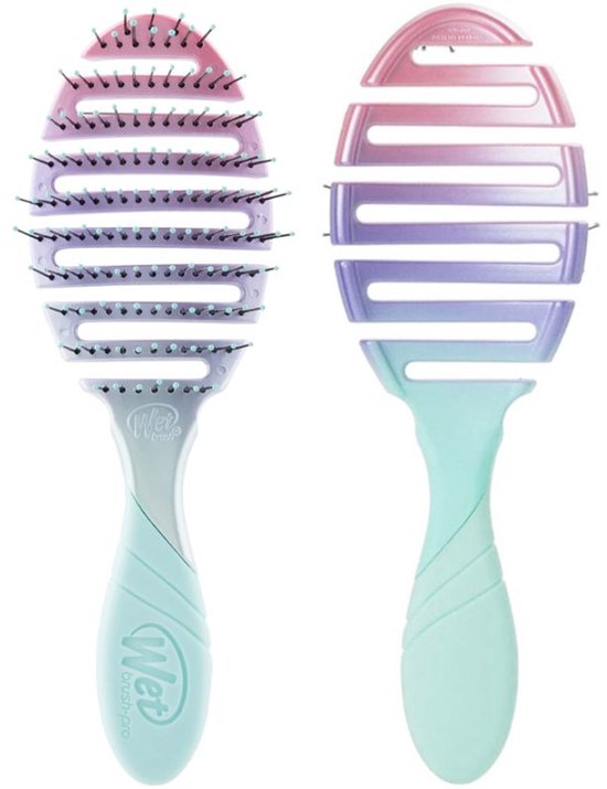 WetBrush Flex Dry haarborstel - voor nat & droog haar - IntelliFlex borstelharen - Ombre Millennial