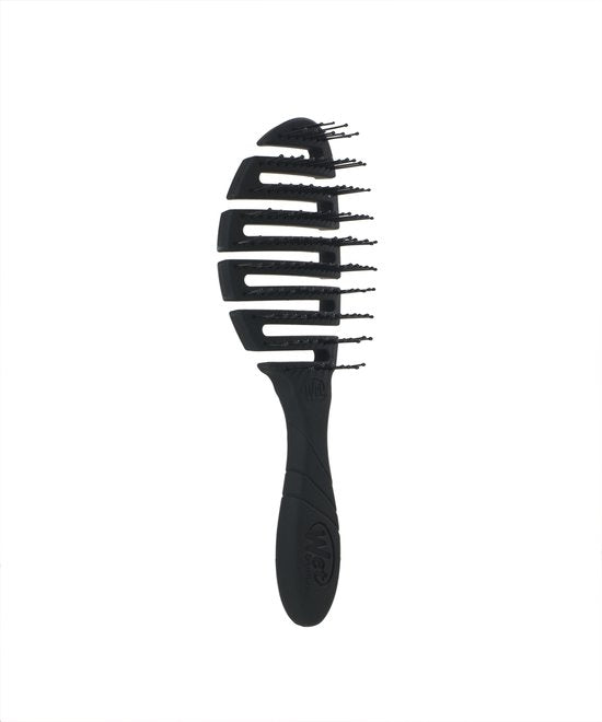 WetBrush Pro Flex Dry haarborstel - flexibel voor nat en droog haar - IntelliFlex borstelharen - Zwart