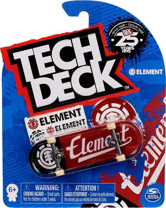 Tech Deck vingerskateboard - 96 mm - authentieke ontwerpen