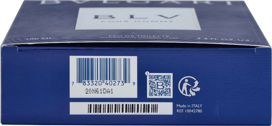 Bvlgari BLV Pour Homme eau de toilette - herenparfum spray - 100 ml