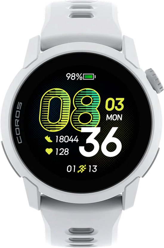 COROS Pace 4 sports watch - silicone - 43 mm - White