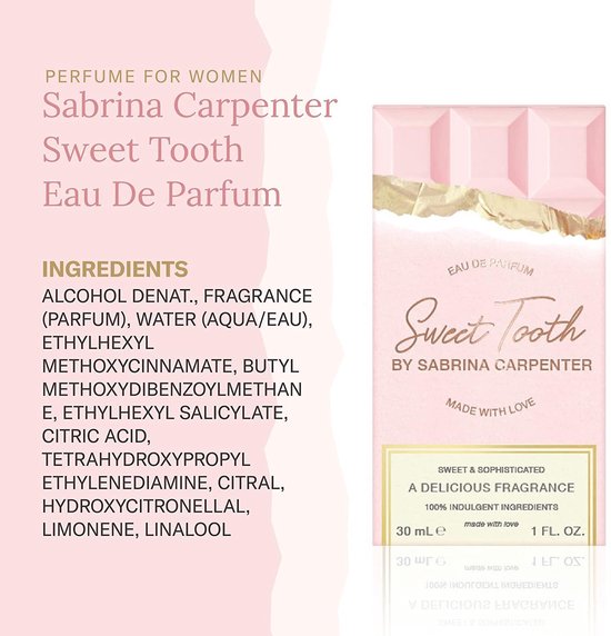 Sabrina Carpenter eau de parfum - Sweet Tooth - 30 ml