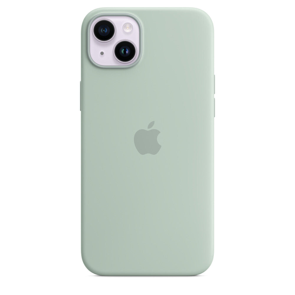 Apple iPhone 14 Plus Silicone Case met MagSafe - Agavegroen