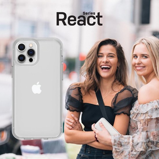 OtterBox React hoesje - geschikt voor iPhone 12 / iPhone 12 Pro - Transparant