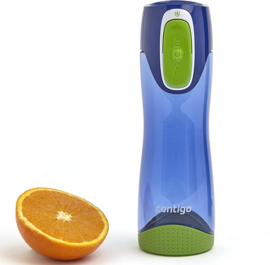 Contigo Swish Autoseal drinkfles - kinderen BPA-vrij lekvrij 500 ml - Cobalt