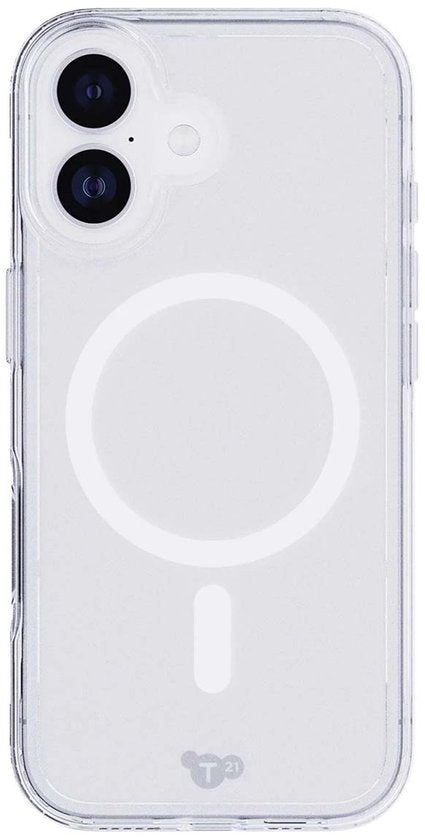 Tech21 Evo Clear iPhone 17 hoesje - schokbestendig MagSafe 3,6 meter valbestendig - Transparant