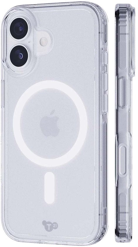 Tech21 Evo Clear iPhone 17 hoesje - schokbestendig MagSafe 3,6 meter valbestendig - Transparant