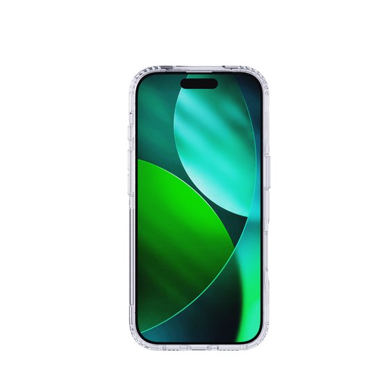 Tech21 Evo Clear iPhone 17 hoesje - schokbestendig MagSafe 3,6 meter valbestendig - Transparant
