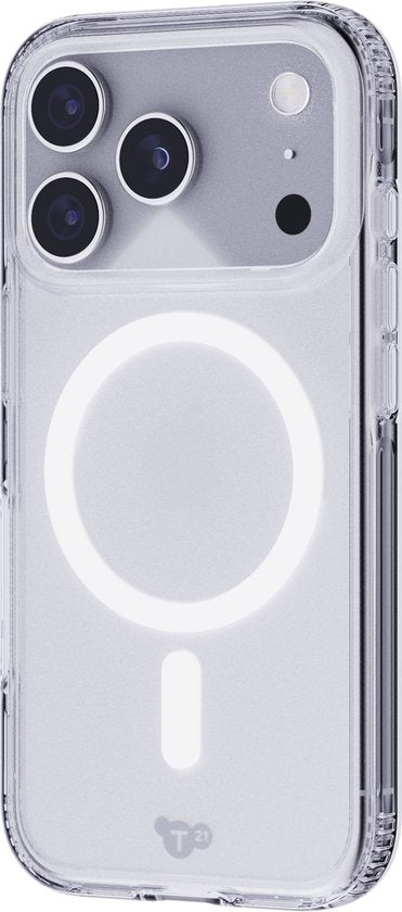 Tech21 Evo Clear iPhone 17 Pro hoesje - MagSafe 3,6 meter valbestendig - Transparant