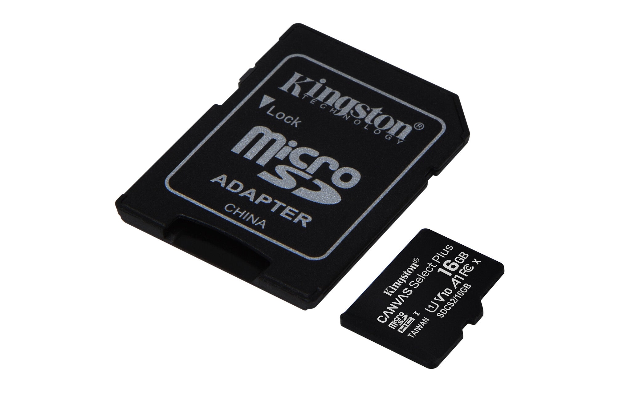 Kingston Canvas Select Plus MicroSD-kaart Class 10 UHS-I - 16 GB