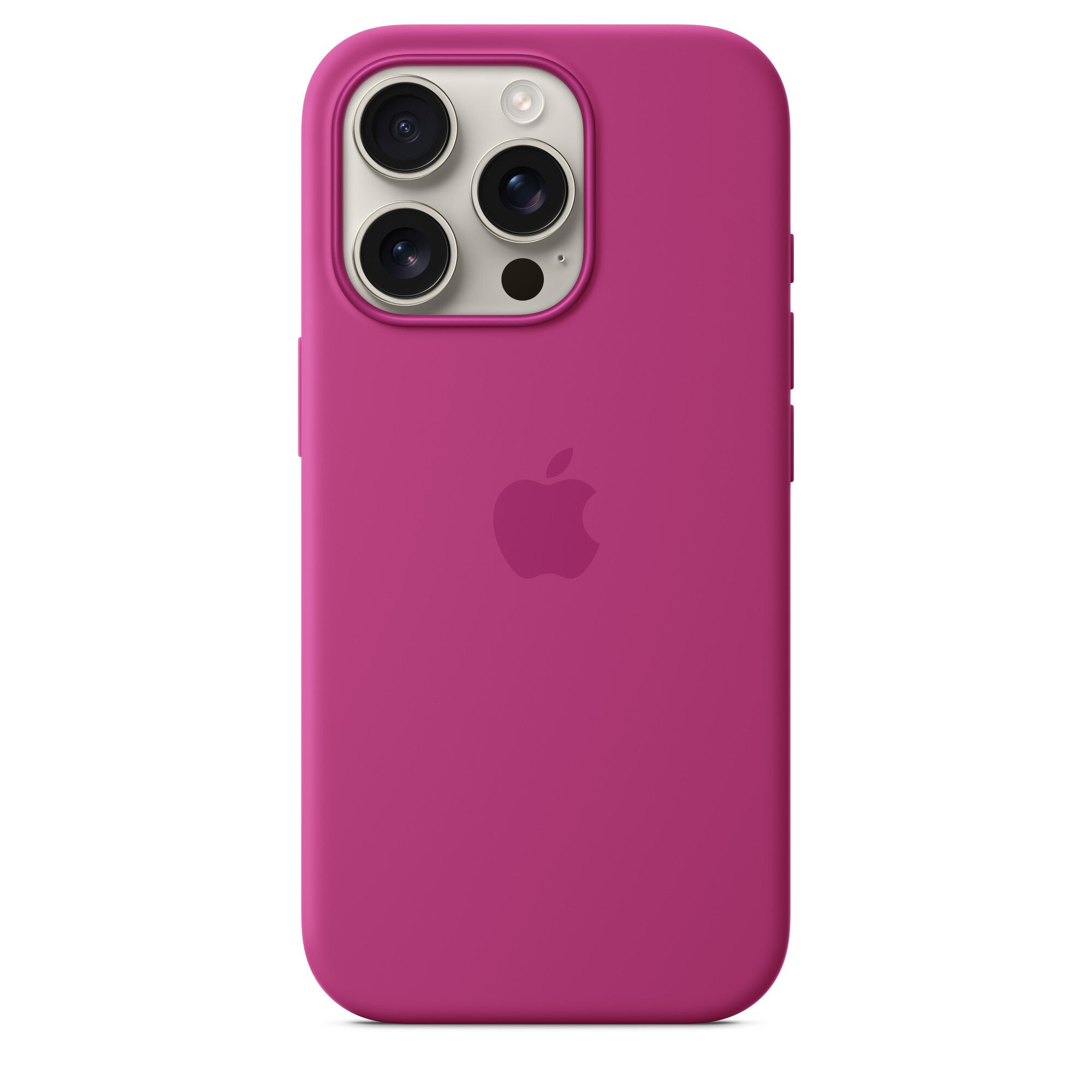 Apple iPhone 16 Pro Silicone Case met MagSafe - Fuchsia