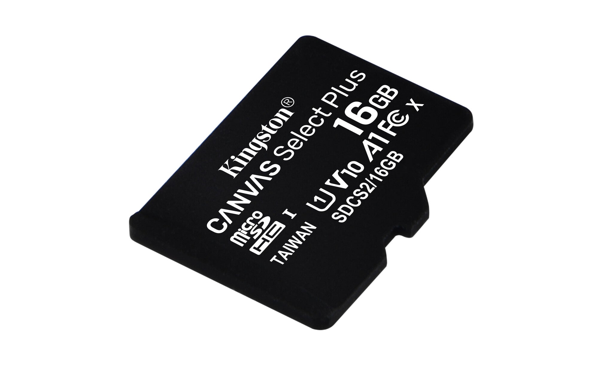 Kingston Canvas Select Plus MicroSD-kaart Class 10 UHS-I - 16 GB