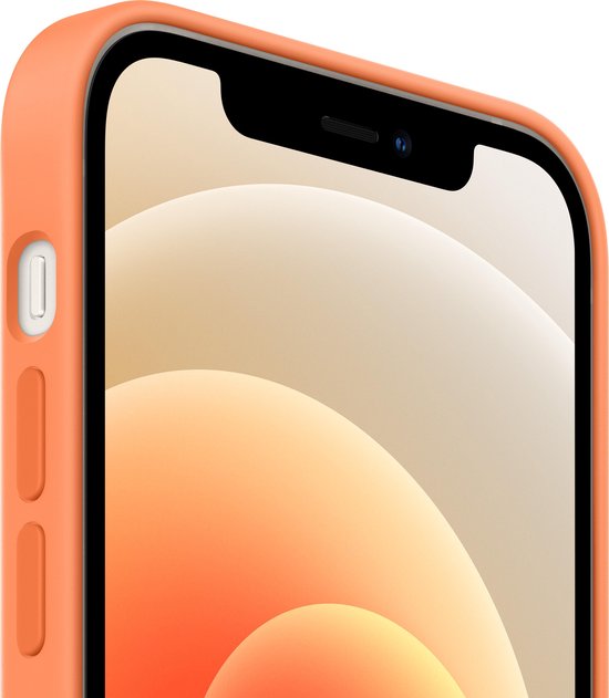 Apple iPhone 12 mini hoesje - siliconen MagSafe - Kumquat