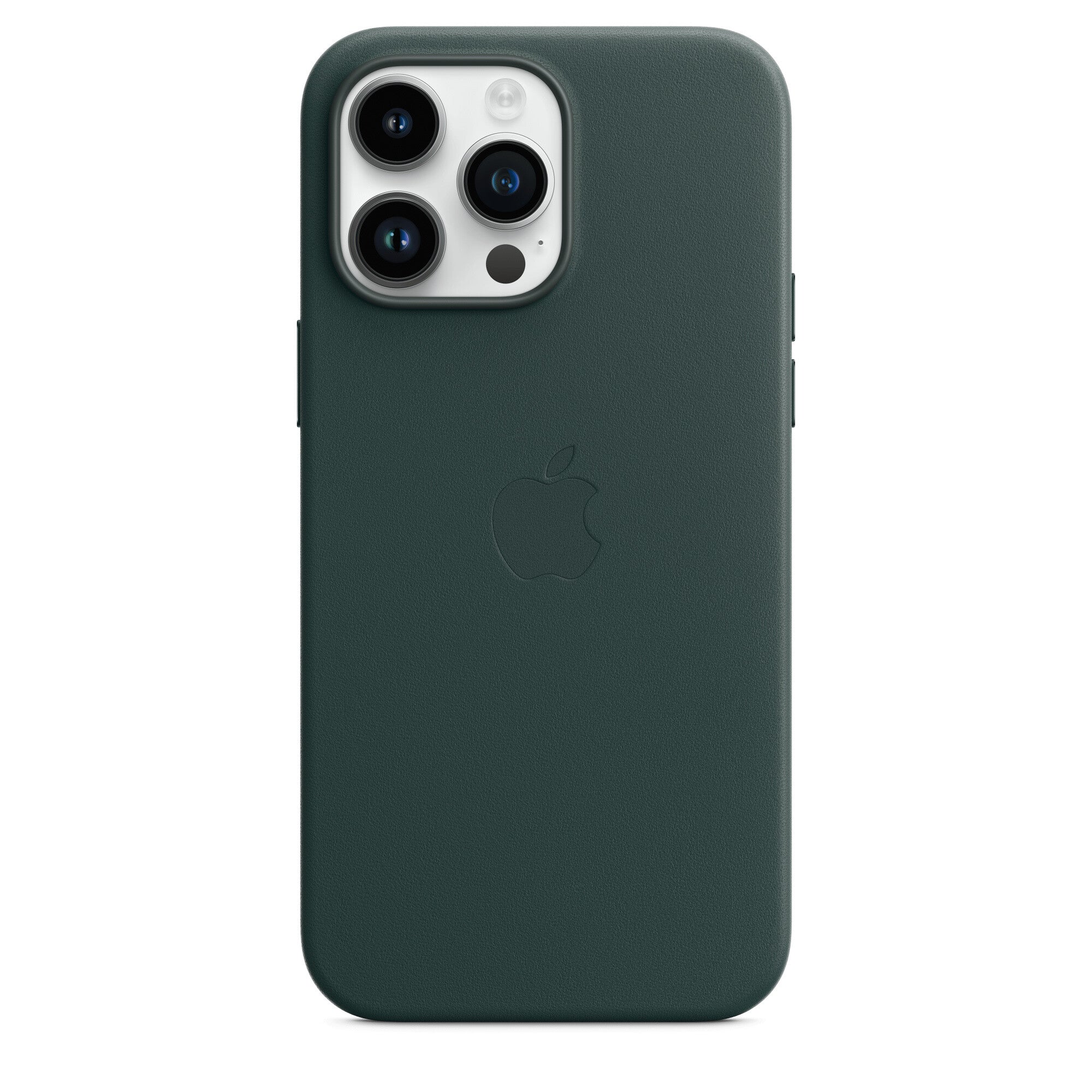 Apple iPhone 14 Pro Max Leather Case met MagSafe - Bosgroen