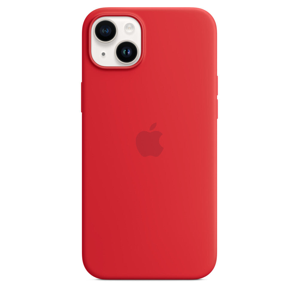 Apple iPhone 14 Plus Silicone Case met MagSafe - (PRODUCT)RED