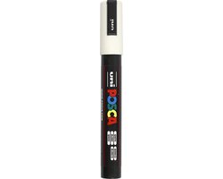 Verfstift - waterbasis conische punt medium - Wit