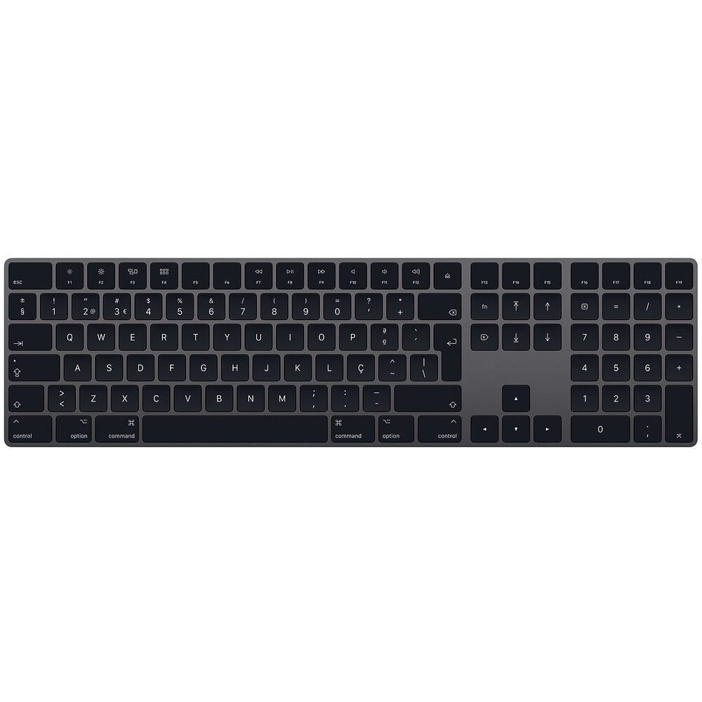 Apple Magic Keyboard - QWERTY - met numeriek toetsenbord - Portugees - Spacegrijs