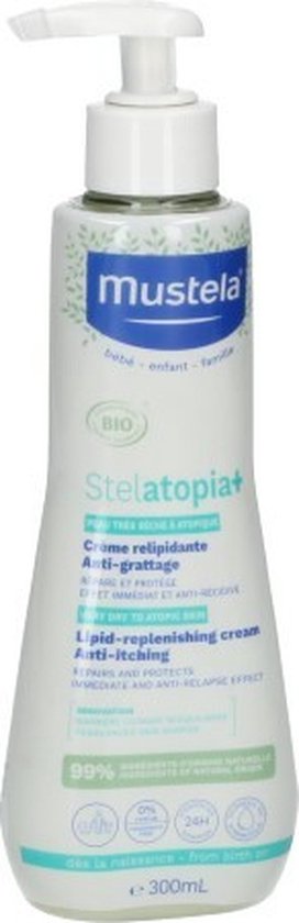 Mustela Stelatopia+ Lipid-replenishing Cream - Anti-itching - 300 ml