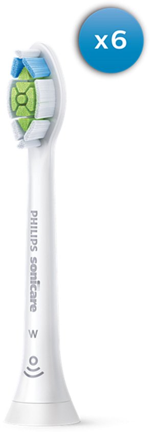 Philips Sonicare Optimal White W2 brush heads set of 6 - electric toothbrush - White