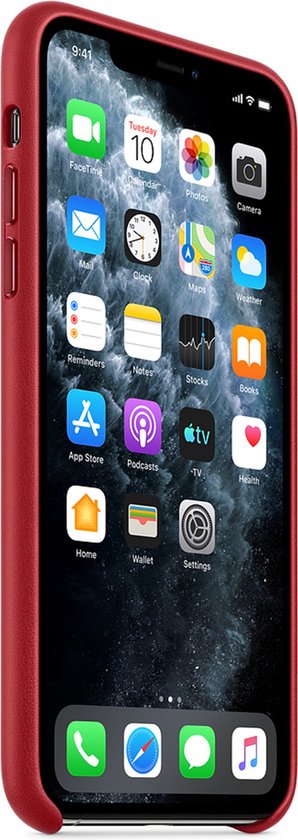 Apple - Leren Hoesje - iPhone 11 Pro Max - Rood